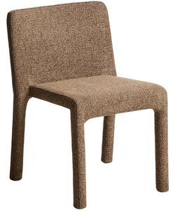 Kave Home Hnědá čalouněná jídelní židle Loria