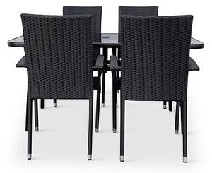 Zahradní jídelní nábytek - stůl Klaudie + 4x židle Paris NOELA 34570888S5