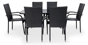 Zahradní jídelní nábytek - stůl Klaudie + 6x židle Paris NOELA 34570888S6