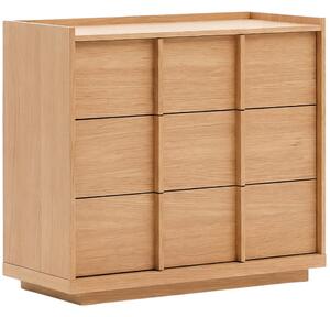 Kave Home Dubová komoda Onix 100 x 50 cm
