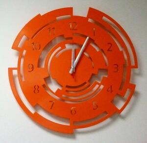 Designové nástěnné hodiny Callisto 40cm (více barev) Barva oranžová