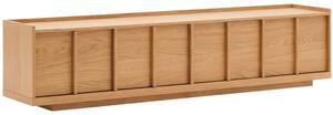 Kave Home Dubový TV stolek Onix 200 x 40 cm