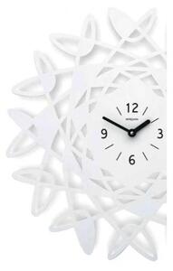 Designové nástěnné hodiny 303 Meridiana 50cm Meridiana barvy kov stříbrný lak