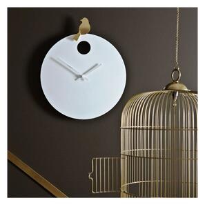 Designové nástěnné hodiny Diamantini&Domeniconi 394 gold Bird 40cm