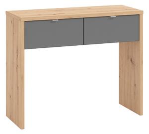 Konzolový stolek Abuela - dub artisan/šedá