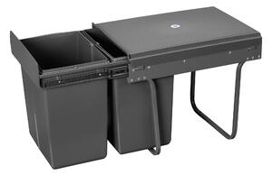 Livarno home Vestavný odpadkový koš, 40 l / 38 l (2 x 20 litrů) (100388683001)