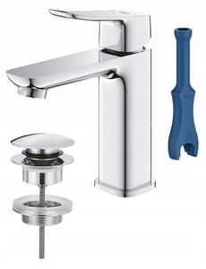 Stojánková umyvadlová baterie Grohe stříbrná