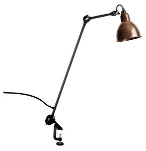 DCW éditions Lampe Gras N°201 E14 stolní svítidlo s klipem Surová měďOvál
