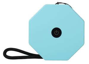 Bílá/tyrkysová přenosná světelná dekorace na USB ø 8 cm Twist – Gingko