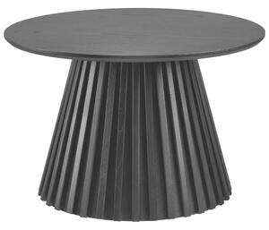 Nordic Living Černý dubový konferenční stolek Osaka 70 cm