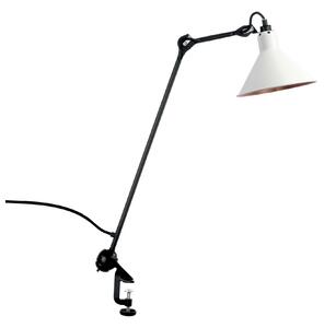 DCW éditions Lampe Gras N°201 E14 stolní svítidlo s klipem Bílá MěďKužel