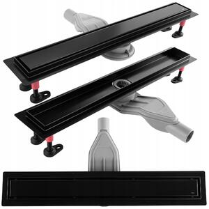 Lineární Odtok REA Neox Superflow Černý 60 cm oboustranný