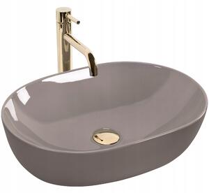 REA UMYVADLO LISA BEIGE SHINY - NA DESKU