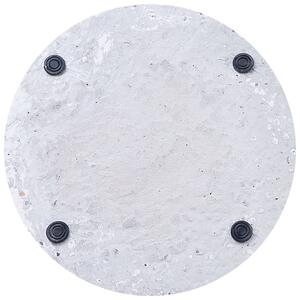 Stojan na zahradní deštník beton s kamínky ⌀ 47 cm