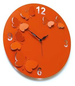 Designové hodiny D&D 206 Meridiana 38cm (více barevných verzí) Meridiana barvy kov oranžový lak