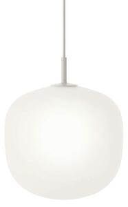 Muuto Závěsné svítidlo Rime Ø25, opal/grey RIMPEN2503