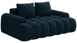 -25 % Dny MOMENTI– Cosmopolitan Design Tmavě modrá sametová dvoumístná pohovka Linz 175 cm
