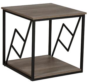 Odkládací stolek v barvě tmavého dřeva FORRES