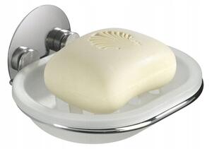 Mýdlenka nástěnná Wenko Turbo-Loc bílá plast