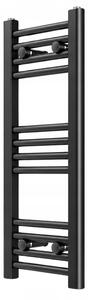 Koupelnový radiátor vodní Granitan 283 W 300 x 800 mm černý