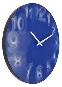 Designové nástěnné hodiny 3077bl Nextime 3D 39cm