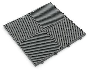 Plastová dlažba Linea Rombo 39,5 x 39,5 x 1,7 cm, šedá