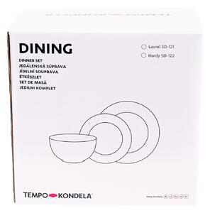 TEMPO-KONDELA LAUREL, jídelní souprava, set 12 ks, porcelán