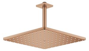 Grohe Rainshower hlavová sprchá s ramenem 31x31 cm čtvercový Brushed Warm Sunset 26566DL0