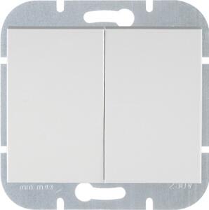 Abex Lustrový vypínač Onyx - bílý WP-2O/BI