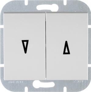 Abex Žaluziový vypínač Onyx - bílý WP-11O/BI