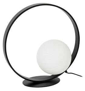 Stolní lampa NOLA, Infinite, Černá, Obývací pokoj, Sklo, Moderní