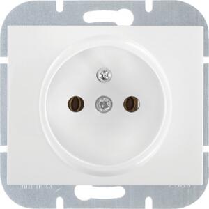 Abex Zásuvka Onyx - bílá PT-16O/BI