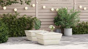 Zahradní stoly 2 ks 60 x 60 x 30 cm impregnované smrkové dřevo 315635