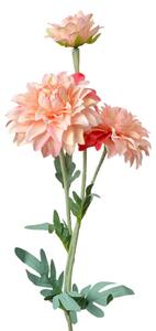 Umělá rostlina oranžová jiřina – 75 cm