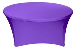 TENTino Elastický ubrus STANDARD na kulatý stůl 122 cm Barva ubrusu: FIALOVÁ / VIOLET