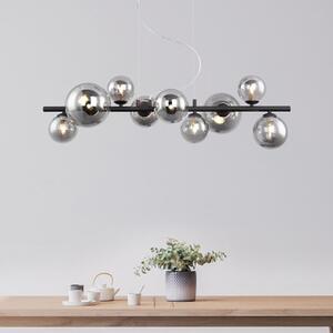 Globo Lighting Riha závěsné svítidlo x3.5 W černá-kouřová 56133-9H