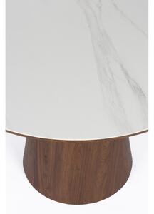 Kulatý jídelní stůl s deskou z kamene ø 115 cm Almira – White Label 5