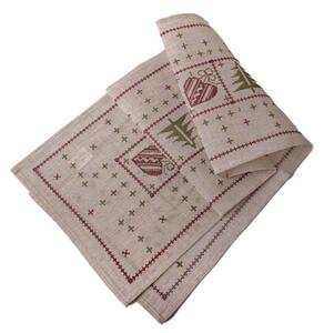 Vánoční textil na stůl - běhoun, prostírání, ubrus Design: Prostírání