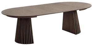 Nordic Living Hnědý rozkládací stůl Osaika 120/240 x 120 cm