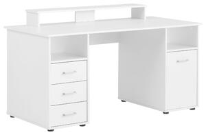 PSACÍ STŮL, bílá, 150/70/70 cm MID.YOU - Online Only psací stoly, Online Only