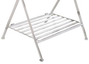 Bílý kovový odkládací stolek ANCUD
