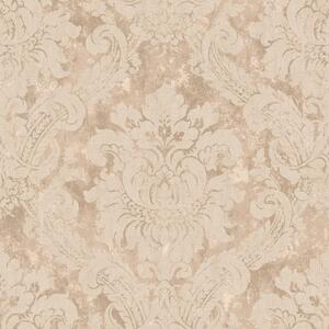 Vliesová tapeta na zeď, růžová, bílá, damaškový vzor, AU41003, Aurelia, Prestige Wallcoverings
