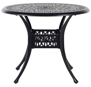 Bistro stolek ANCONA 90 cm 90 cm Kov Černá