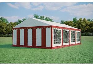 Párty stan 5x8m PVC Standard Ohnivzdorný +Dárek ZDARMA barva Červeno-bílá
