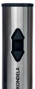 TEMPO-KONDELA SAKARO TYP 3, elektrický otvírák na víno s LED osvětlením, šedá