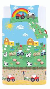 Dětské povlečení do postýlky 120x150 cm Farmyard Animals – Catherine Lansfield