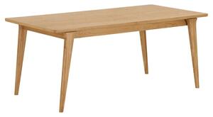 Nordic Living Dubový rozkládací jídelní stůl Darvin 180/230 x 90 cm