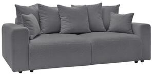 -25 % Dny MOMENTI– Bobochic Paris Tmavě šedá bouclé rozkládací pohovka Envy 245 cm