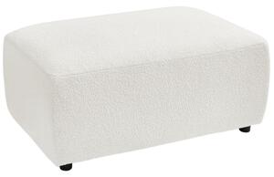 -25 % Dny MOMENTI– Bobochic Paris Bílá bouclé podnožka Envy 100 x 70 cm