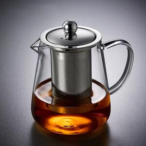 TEMPO-KONDELA KLARY, čajník se sítkem, 1,3 l, skleněný